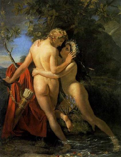 Francois Joseph Navez The Nymph Salmacis and Hermaphroditus